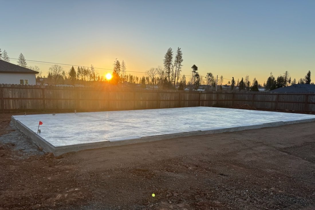 Concrete installation at Martin Construction california